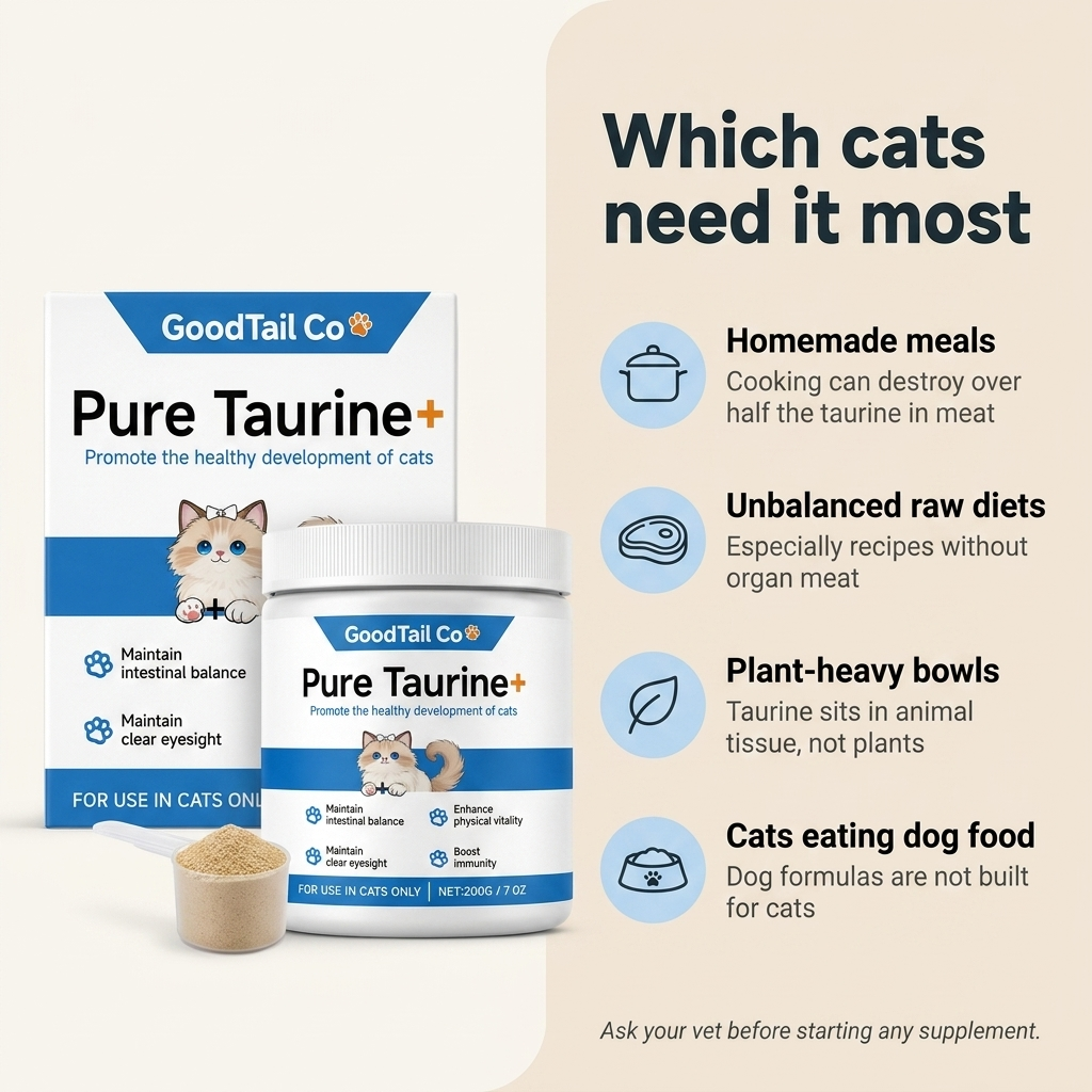 GoodTail Co. Feline Taurine+