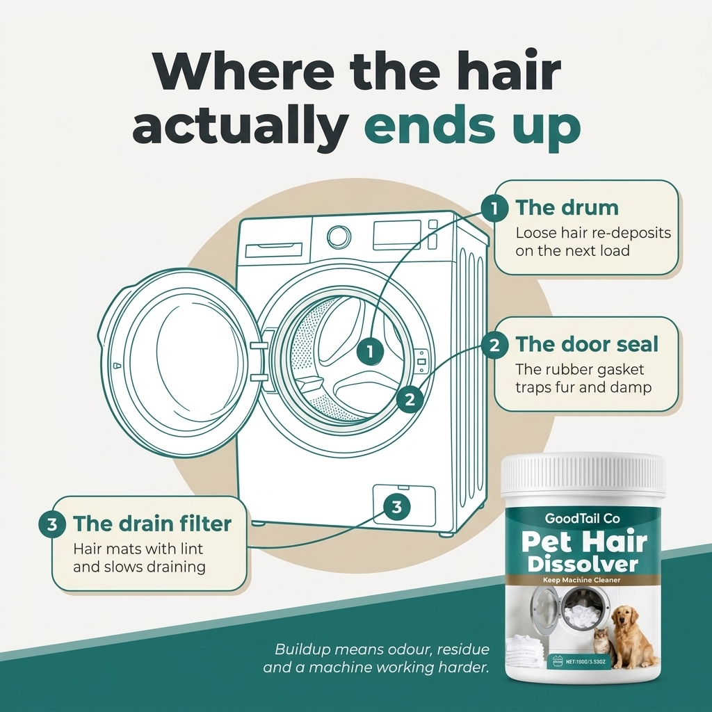 GoodTail Co. Pet Hair Laundry Dissolver
