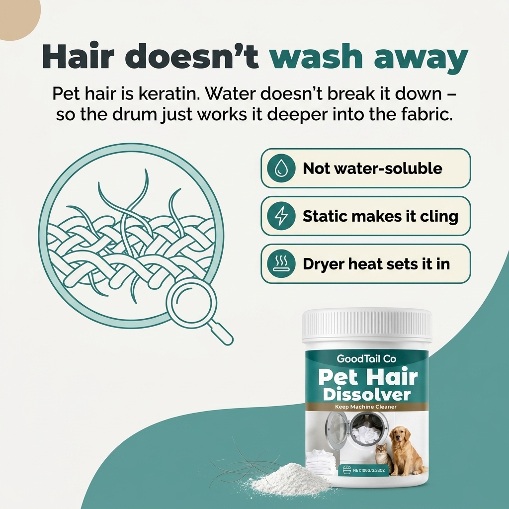 GoodTail Co. Pet Hair Laundry Dissolver