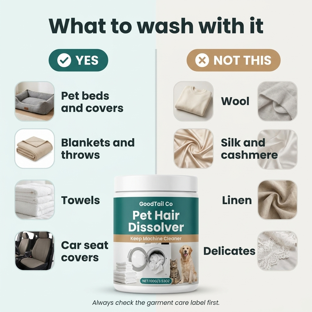 GoodTail Co. Pet Hair Laundry Dissolver