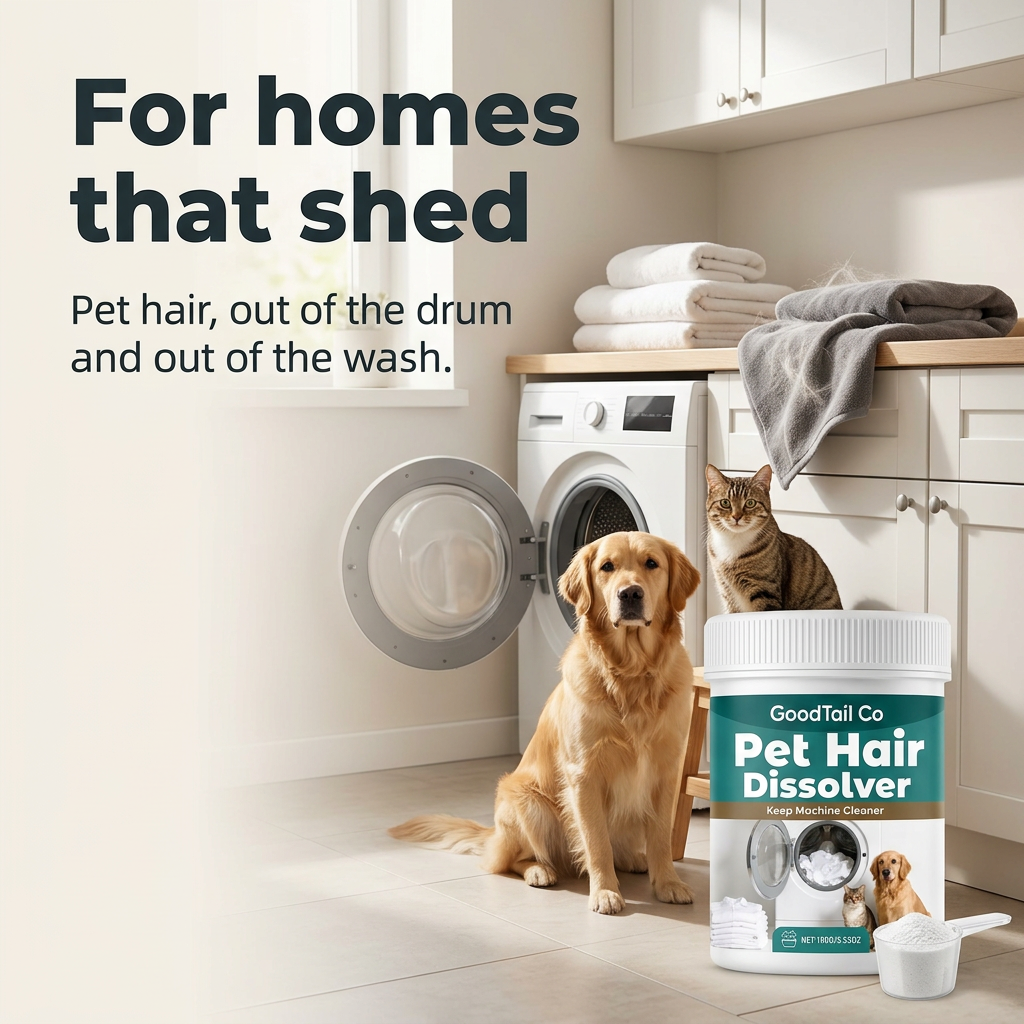 GoodTail Co. Pet Hair Laundry Dissolver