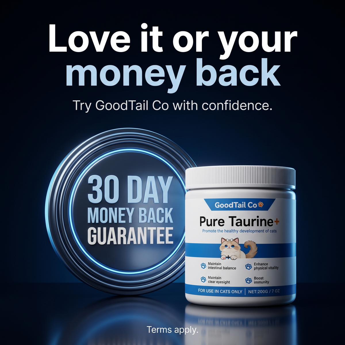 GoodTail Co. Feline Taurine+